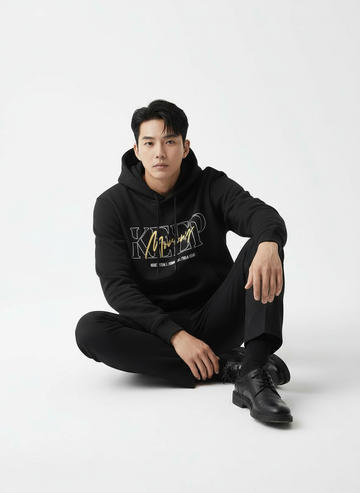 STYIQN Premium Black Hoodie